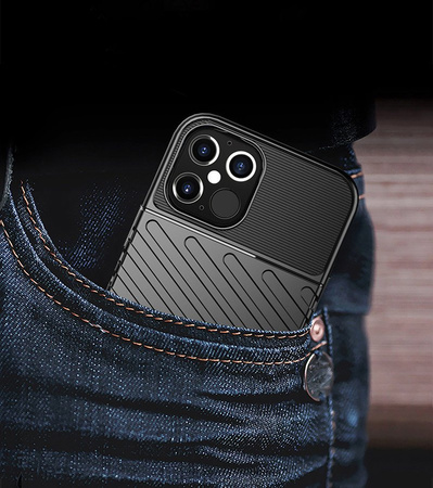 Thunder Case elastyczne pancerne etui pokrowiec Nokia 5.4 czarny