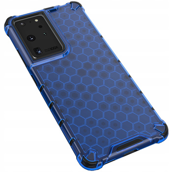HURTEL HONEYCOMB ETUI PANCERNE DO SAMSUNG GALAXY S22 ULTRA Z ŻELOWĄ RAMKĄ