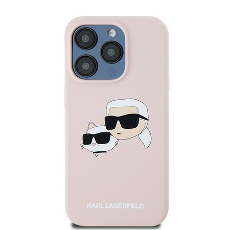KARL LAGERFELD ETUI HARDCASE DO IPHONE 15 PRO MAX 6.7 DO MAGSAFE SILIKONOWE