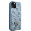 Guess GUHCP13MP4TPB iPhone 13 6,1" niebieski/blue hardcase 4G Triangle Logo Cardslot