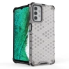 HURTEL ETUI HONEYCOMB DO SAMSUNG GALAXY A32 5G Z ŻELOWĄ RAMKĄ PRZEZROCZYSTE