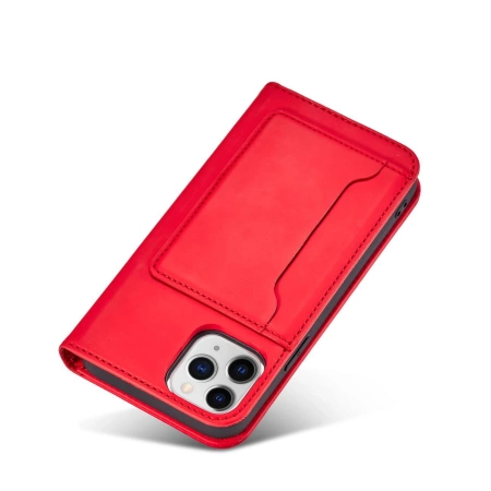 HURTEL ETUI MAGNETYCZNE DO IPHONE 12 POKROWIEC PORTFEL Z KIESZONKĄ NA KARTY