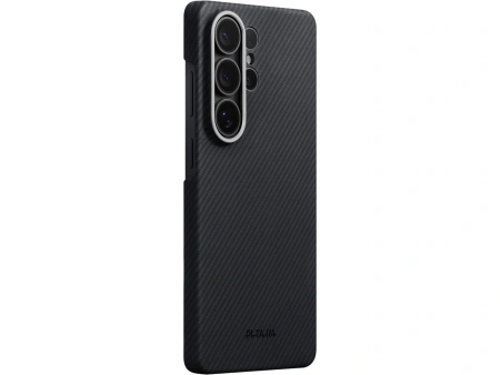 Pitaka Edge Case, Black/Grey Twill (Aaron Button) - Samsung Galaxy S26 Ultra