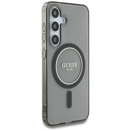 GUESS ETUI GLITTER CIRCLE CLASSIC LOGO DO MAGSAFE DO SAMSUNG GALAXY S25