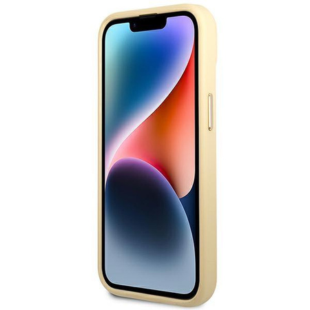 Guess GUHCP14MHGCRHD iPhone 14 Plus 6,7" złoty/gold hardcase Croco Collection