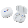 BMW słuchawki Bluetooth BMBEMIATP20LOH   TWS + stacja dokująca biały/white Printed Logos