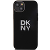 DKNY ETUI HARDCASE LIQUID SILICONE DO IPHONE 15 PLUS 14 PLUS METAL LOGO
