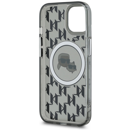 KARL LAGERFELD ETUI DO IPHONE 15 PLUS 6.7 DO MAGSAFE MONOGRAM CHOUPETTE