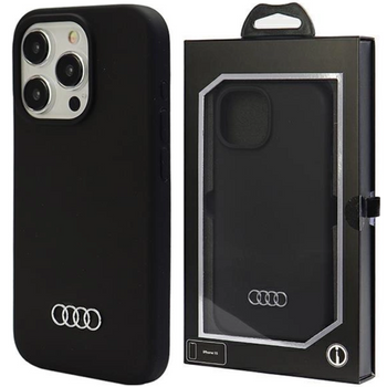 Etui Audi Silicone Case do iPhone 15 Pro Max - czarne