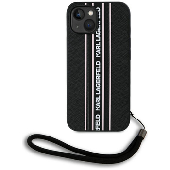 KARL LAGERFELD ETUI SAFFIANO ATHLEISURE STRIPES CORD DO IPHONE 15