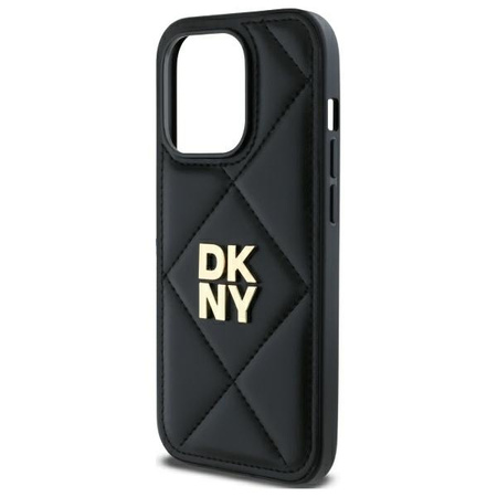 DKNY ETUI HARDCASE DO IPHONE 14 PRO MAX 6.7 QUILTED STACK LOGO OCHRONA