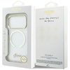 Etui Guess IML Script Metal MagSafe do iPhone 17 Pro przezroczysty