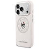 Etui Karl Lagerfeld Point & Choupette Sketch MagSafe do iPhone 17 Pro Max różowy