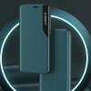 HURTEL ECO LEATHER VIEW CASE ETUI DO IPHONE 13 MINI Z KLAPKĄ I Z PODSTAWKĄ