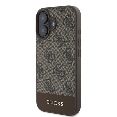 GUESS ETUI CASE POKROWIEC HARDCASE DO IPHONE 16 6.1 4G BOTTOM STRIPE