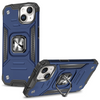 Pancerne etui z uchwytem na palec do iPhone 15 Plus Wozinsky Ring Armor - niebieskie