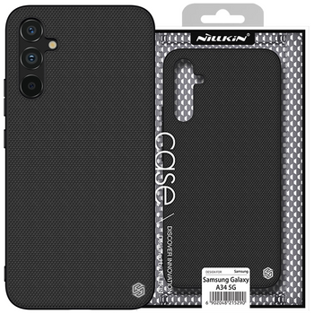 Nillkin Textured Case etui do Samsung Galaxy A14 5G / Galaxy A14 wzmocniony nylonowy pokrowiec czarne