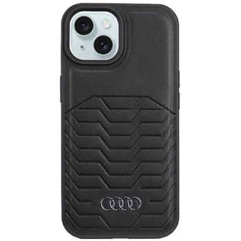 AUDI SYNTHETIC LEATHER CASE DO IPHONE 15 PLUS 14 PLUS 6.7 DO MAGSAFE
