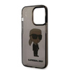 Karl Lagerfeld KLHCP14LHNIKTCK iPhone 14 Pro 6,1" czarny/black hardcase Ikonik Karl Lagerfeld