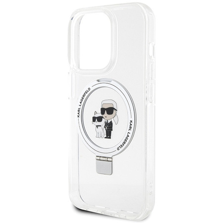 KARL LAGERFELD ETUI DO IPHONE 15 PRO MAX 6,7 HARDCASE RING STAND