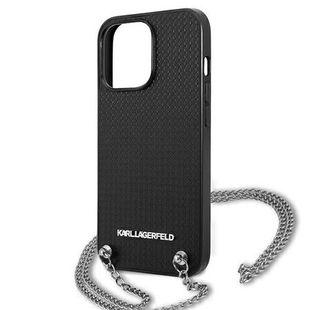 KARL LAGERFELD KLHCP13XPMK ETUI DO IPHONE 13 PRO MAX 6,7 HARDCASE SKÓRZANE