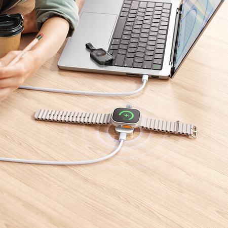MCDODO ŁADOWARKA INDUKCYJNA DO ŁADOWANIA USB-C APPLE WATCH 9 SE ULTRA PASEK
