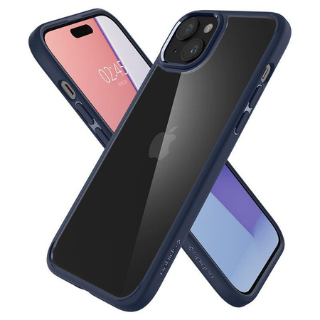 Spigen Ultra Hybrid, navy blue - iPhone 15 Plus