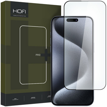 HOFI SZKŁO HARTOWANE OCHRONNE DO IPHONE 15 PRO MAX GLASS PRO BLACK