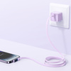 MCDODO KABEL KĄTOWY USB-C LIGHTNING PŁASKI 36W DO IPHONE 13 14 NIEBIESKI 1M