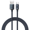 Baseus Crystal Shine Series kabel przewód USB do szybkiego ładowania i transferu danych USB Typ A - USB Typ C 100W 1,2m czarny (CAJY000401)