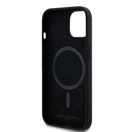 KARL LAGERFELD ETUI SILICONE KARL&CHOUPETTE DO IPHONE 15 PLUS 6,7