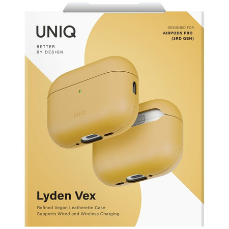 Etui UNIQ Lyden Vex do AirPods Pro 3 gen żółty