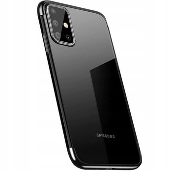 HURTEL ETUI CLEAR COLOR DO SAMSUNG GALAXY A72 4G OCHRONNY POKROWIEC Z RAMKĄ