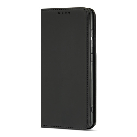 Magnet Card Case etui do Xiaomi Redmi Note 11 Pro pokrowiec portfel na karty kartę podstawka czarny