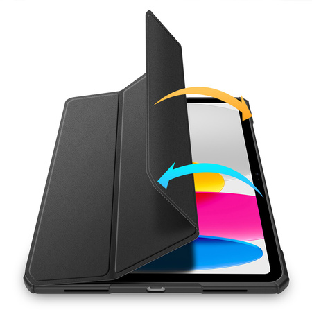 Dux Ducis Copa etui iPad 10.9'' 2022 (10 gen.) pokrowiec smart cover podstawka czarne
