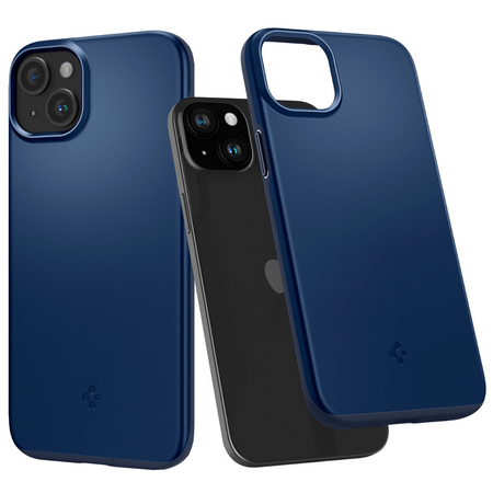 Etui Spigen Thin Fit na iPhone 15 - niebieskie