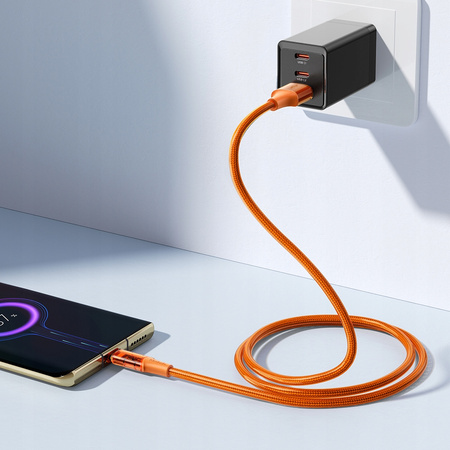MCDODO KABEL USB-C SZYBKIE ŁADOWANIE DO SAMSUNG XIAOMI USB TYP C 6A 100W 2M