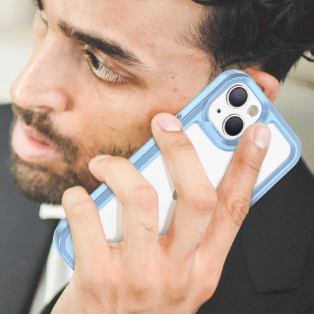 HURTEL ETUI OUTER SPACE DO IPHONE 14 PLUS POKROWIEC OCHRONNY Z ŻELOWĄ RAMKĄ