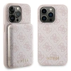 Zestaw Guess GUBPM5P15X4GEMGP iPhone15 Pro Max 6.7 hardcase + Powerbank 5000mAh MagSafe różowy/pink 4G Metal Logo