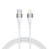 WOZINSKY KABEL DO LIGHTNING USB-C PD 27W DO IPHONE 12 13 14 1M BIAŁY