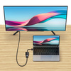 Baseus Lite Series przejściówka adapter HDMI do VGA + mini jack 3,5mm / zasilanie micro USB czarny (WKQX010101)