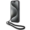 Etui BMW Signature Leather Wordmark Cord na iPhone 15 Pro Max - czarne