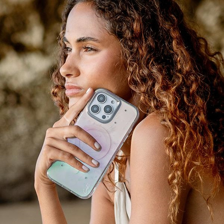 UNIQ ETUI COEHL CELEST DO IPHONE 16 PRO MAX 6.9 POKROWIEC OPAL IRIDESCENTNY