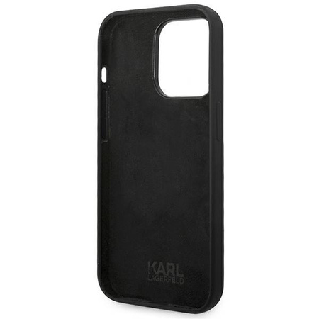 Karl Lagerfeld KLHCP14XSLCTBK iPhone 14 Pro Max 6,7" hardcase czarny/black Silicone Choupette Body