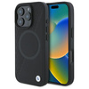 BMW BMHMP16X23RTPK iPhone 16 Pro Max 6.9 czarny/black hardcase Sign Leather Half Textured And Circle MagSafe