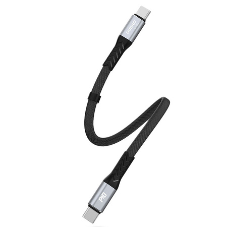 Dudao L10C kabel USB Typ C - USB Typ C PD100W 0.23m czarny (L10C)