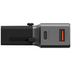 Adapter Energea TravelWorld 1A1C 25W czarny gunmetal