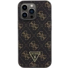Etui Guess 4G Triangle Metal Logo na iPhone 14 Pro - czarne