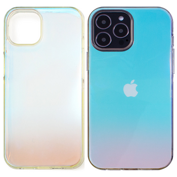 Aurora Case etui do iPhone 13 Pro Max żelowy opalizujący pokrowiec niebieski