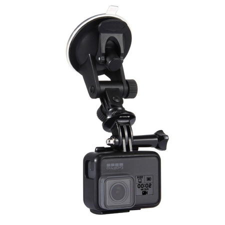 PULUZ UCHWYT DO KAMERY GOPRO HERO DJI OSMO ACTION ZAMOCOWANIE NA SZYBIE